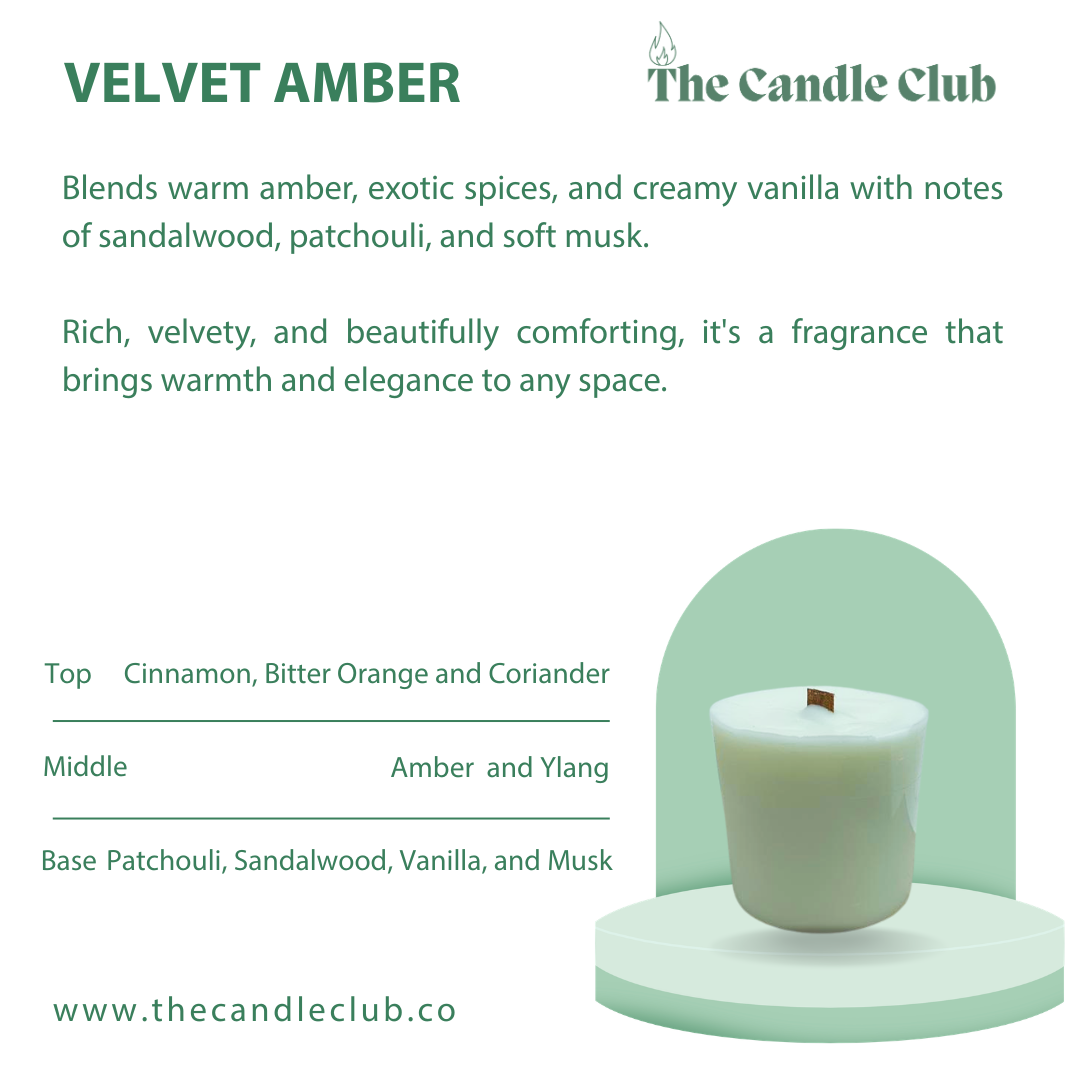 Velvet Amber Candle refill